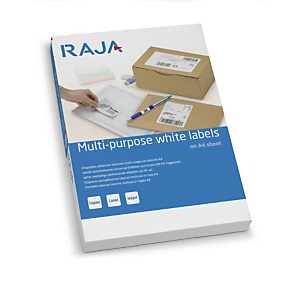 Laseretiketten voor kopieerapparaten en laserprinters Raja Laseretiketten voor kopieerapparaten en laserprinters Raja