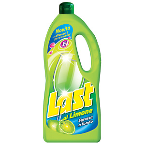 LAST Detersivo per piatti, Limone, Verde, Con vitamina E, Tappo a spruzzo dosatore, 1 l LAST Detersivo per piatti, Limone, Verde, Con vitamina E, Tappo a spruzzo dosatore, 1 l