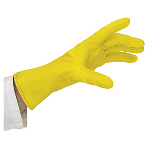 Latex huishoudhandschoenen Latex huishoudhandschoenen