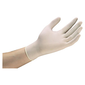 Latexové rukavice s púdrom