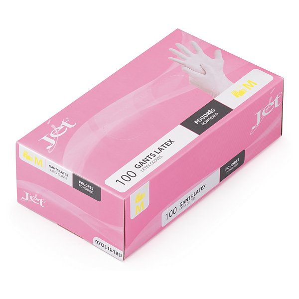 Latexové rukavice s pudrem - 2