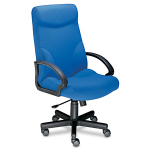 Laureat Confort Sillón de dirección, tela, altura 115-125 cm, azul Laureat Confort Sillón de dirección, tela, altura 115-125 cm, azul