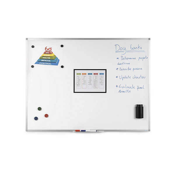 Lavagna magnetica scrivibile da muro RAJA 90X60 cm - 1