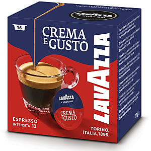 Lavazza A Modo Mio Crema e Gusto, Capsule per caffè, Espresso, Tostatura media, 16 dosi, 120 g Lavazza A Modo Mio Crema e Gusto, Capsule per caffè, Espresso, Tostatura media, 16 dosi, 120 g