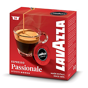 Lavazza A Modo Mio Passionale, Capsule per caffè, Espresso, Tostatura scura, 36 dosi, 270 g (confezione 36 pezzi) Lavazza A Modo Mio Passionale, Capsule per caffè, Espresso, Tostatura scura, 36 dosi, 270 g (confezione 36 pezzi)