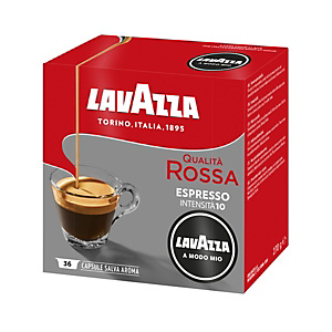 Lavazza A Modo Mio Qualità Rossa, Capsule per caffè, Espresso, Tostatura media, 36 dosi, 270 g Lavazza A Modo Mio Qualità Rossa, Capsule per caffè, Espresso, Tostatura media, 36 dosi, 270 g