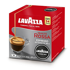 Lavazza A Modo Mio Qualità Rossa, Capsule per caffè Espresso, Tostatura media, 54 dosi, 405 g (confezione 54 capsule)