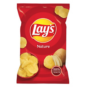 Lay's Paquet de Chips nature - Lot de 20 sachets de 45 g Lay's Paquet de Chips nature - Lot de 20 sachets de 45 g