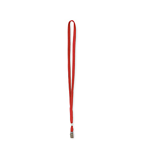 LEBEZ Cordoncino per portabadge - rosso - 49x1 cm - Lebez - conf. 100 pezzi LEBEZ Cordoncino per portabadge - rosso - 49x1 cm - Lebez - conf. 100 pezzi