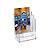 LEBEZ Portadepliant - plasticca trasparente - 23x33x14 cm - 1