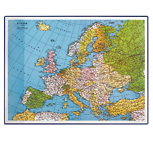 LEBEZ Sottomano Geographic Europa - 40 x 53 cm - LAufer