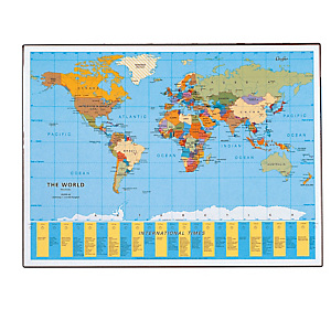LEBEZ Sottomano Geographic Planisfero - 40x53 cm - Läufer LEBEZ Sottomano Geographic Planisfero - 40x53 cm - Läufer