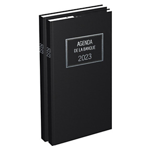 Lecas Agenda de Banque long - 15 x 34 cm - 2 volumes - 2023 Lecas Agenda de Banque long - 15 x 34 cm - 2 volumes - 2023