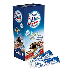 La Lechera Leche Condensada semidesnatada estuche de 50 sobres monodosis La Lechera Leche Condensada semidesnatada estuche de 50 sobres monodosis