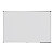 LEGAMASTER Lavagna magnetica Unite, Superficie acciaio laccato, Cornice in alluminio, 100 x 150 cm, Bianco - 1