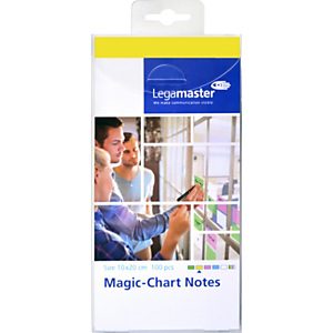 Legamaster Magic-Chart, bloc de notas, 10 x 10 cm, amarillo Legamaster Magic-Chart, bloc de notas, 10 x 10 cm, amarillo