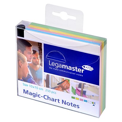 Legamaster Magic-Chart, notas, 10 x 10 cm, colores variados - 1
