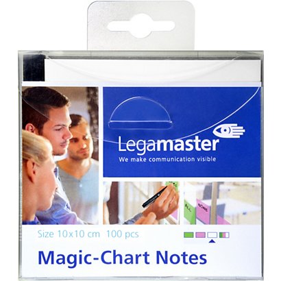 Legamaster Magic-Chart, Notas, 100 x 100 mm, blanco - 1