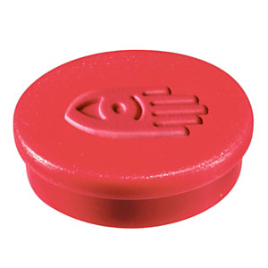 Legamaster Magnete, 30 mm, Rosso, Confezione da 10 pezzi