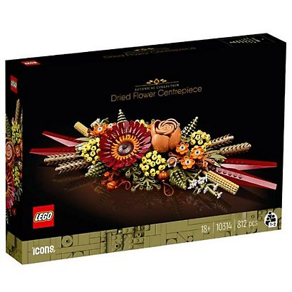 LEGO, Costruzioni, Centrotavola di fiori secchi, 10314 - Giocattoli