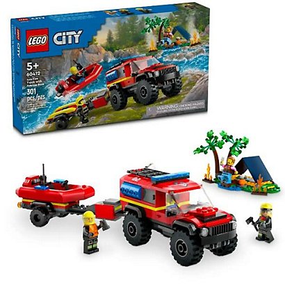 LEGO, Costruzioni, Fuoristrada e gommone salvataggio, 60412A - 1