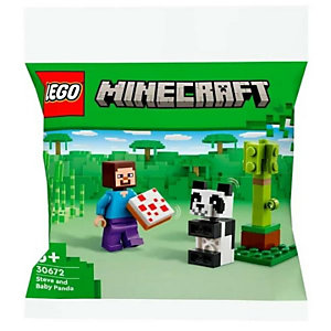 LEGO, Costruzioni, Steve e baby panda, 30672