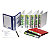 Leitz 180° Registratore archivio, Formato protocollo, Dorso 8 cm, Formato utile cm 23 x 33, Verde - 3