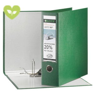 Leitz 180° Registratore archivio, Formato protocollo, Dorso 8 cm, Formato utile cm 23 x 33, Verde Leitz 180° Registratore archivio, Formato protocollo, Dorso 8 cm, Formato utile cm 23 x 33, Verde