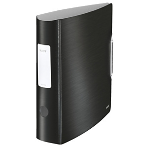 Leitz Active Style Registratore archivio, Dorso 8,2 cm, Capacità 500 fogli, Polistirene espanso, Nero Satin Leitz Active Style Registratore archivio, Dorso 8,2 cm, Capacità 500 fogli, Polistirene espanso, Nero Satin