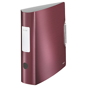 Leitz Active Style Registratore archivio, Dorso 8,2 cm, Capacità 500 fogli, Polistirene espanso, Rosso Granato Leitz Active Style Registratore archivio, Dorso 8,2 cm, Capacità 500 fogli, Polistirene espanso, Rosso Granato
