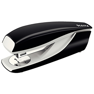 Leitz Agrafeuse de bureau Wow 5502 - Agrafes 24/6 et 26/6 - Capacité 30 feuilles - Noir Leitz Agrafeuse de bureau Wow 5502 - Agrafes 24/6 et 26/6 - Capacité 30 feuilles - Noir