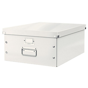 LEITZ Boîte de rangement Click & Store - Format A3 - Blanc LEITZ Boîte de rangement Click & Store - Format A3 - Blanc
