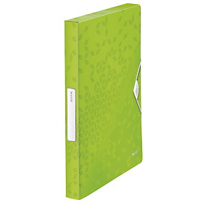 Leitz Cartella progetti WOW, Capacità 250 fogli, Polipropilene, Verde lime Leitz Cartella progetti WOW, Capacità 250 fogli, Polipropilene, Verde lime