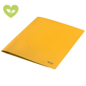 LEITZ Cartellina fermafogli ad aghi RECYCLE, 27,5 x 31,8 cm, A4, Capacità 250 fogli, Cartoncino riciclato, Giallo (confezione 10 pezzi) LEITZ Cartellina fermafogli ad aghi RECYCLE, 27,5 x 31,8 cm, A4, Capacità 250 fogli, Cartoncino riciclato, Giallo (confezione 10 pezzi)