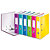 LEITZ Classeur à levier WOW 180°, A4, 8 cm, carton pelliculé, coloris Assortis - 1