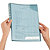 Leitz Combifile Dossier uñero, A4, polipropileno de 200 micras, 11 orificios, rugosa, azul transparente - 2