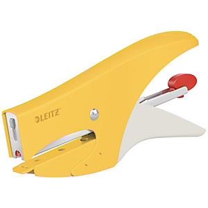 Leitz Cucitrice a pinza in metallo Linea Cosy, Giallo Leitz Cucitrice a pinza in metallo Linea Cosy, Giallo