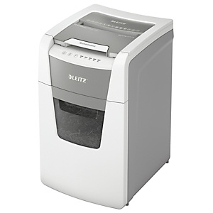 Leitz Destructeur de documents IQ Auto+ Office 150 coupe croisée DIN P4 - 150 feuilles - Corbeille 44L Leitz Destructeur de documents IQ Auto+ Office 150 coupe croisée DIN P4 - 150 feuilles - Corbeille 44L
