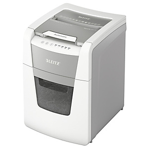 Leitz Destructeur de documents IQ Auto+ Small Office 100 coupe micro DIN P5 - 100 feuilles - corbeille 34L Leitz Destructeur de documents IQ Auto+ Small Office 100 coupe micro DIN P5 - 100 feuilles - corbeille 34L