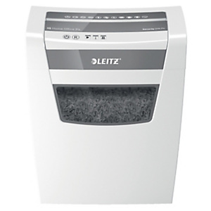 Leitz Destructeur de documents IQ Home Office coupe croisée DIN P4 - 10 feuilles - Corbeille 23L - Blanc Leitz Destructeur de documents IQ Home Office coupe croisée DIN P4 - 10 feuilles - Corbeille 23L - Blanc