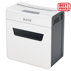 LEITZ Distruggi documenti taglio a micro frammento IQ Protect Premium 3M, 3 fogli, Cestino 10 litri, Bianco LEITZ Distruggi documenti taglio a micro frammento IQ Protect Premium 3M, 3 fogli, Cestino 10 litri, Bianco