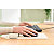 Leitz Ergo Tapis de souris ergonomique - Repose-poignets intégré hauteur réglable - Gris clair - 3