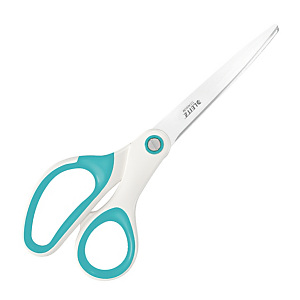 Leitz Forbici WOW, Impugnatura asimmetrica, Lunghezza totale cm 20,5, Acquamarina Leitz Forbici WOW, Impugnatura asimmetrica, Lunghezza totale cm 20,5, Acquamarina