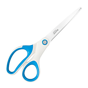 Leitz Forbici WOW, Impugnatura asimmetrica, Lunghezza totale cm 20,5, Blu Leitz Forbici WOW, Impugnatura asimmetrica, Lunghezza totale cm 20,5, Blu