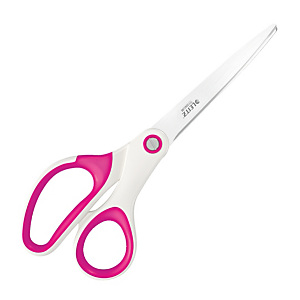 Leitz Forbici WOW, Impugnatura asimmetrica, Lunghezza totale cm 20,5, Fucsia Leitz Forbici WOW, Impugnatura asimmetrica, Lunghezza totale cm 20,5, Fucsia