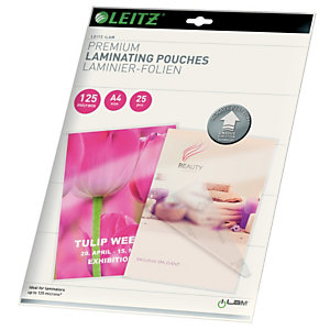 Leitz iLam Fundas de plastificación, A4, 125 micras