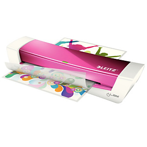 Leitz iLam® Home Office Plastificatrice termica a caldo, Fucsia metallizzato, 125 µ, A4 Leitz iLam® Home Office Plastificatrice termica a caldo, Fucsia metallizzato, 125 µ, A4
