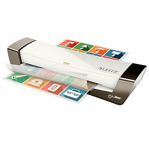 Leitz iLAM Laminator Office A4, Argento, 125 micron Leitz iLAM Laminator Office A4, Argento, 125 micron