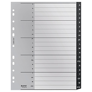 LEITZ Indice alfabetico A-Z A4 Maxi Recycle Zero emissioni CO2, 90% plastica riciclata LEITZ Indice alfabetico A-Z A4 Maxi Recycle Zero emissioni CO2, 90% plastica riciclata