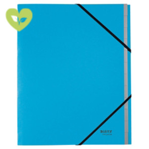 LEITZ Libro firma Recycle, 12 scomparti, Carta riciclata, Blu